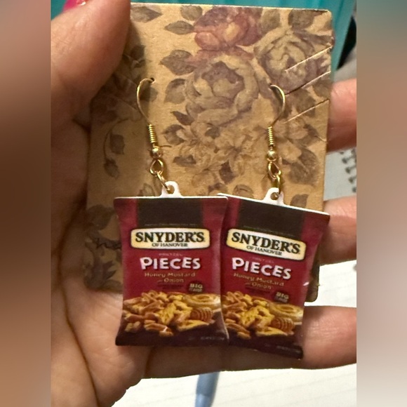 Handmade Jewelry - Handmade Funny‎ Snyder onion rings earrings